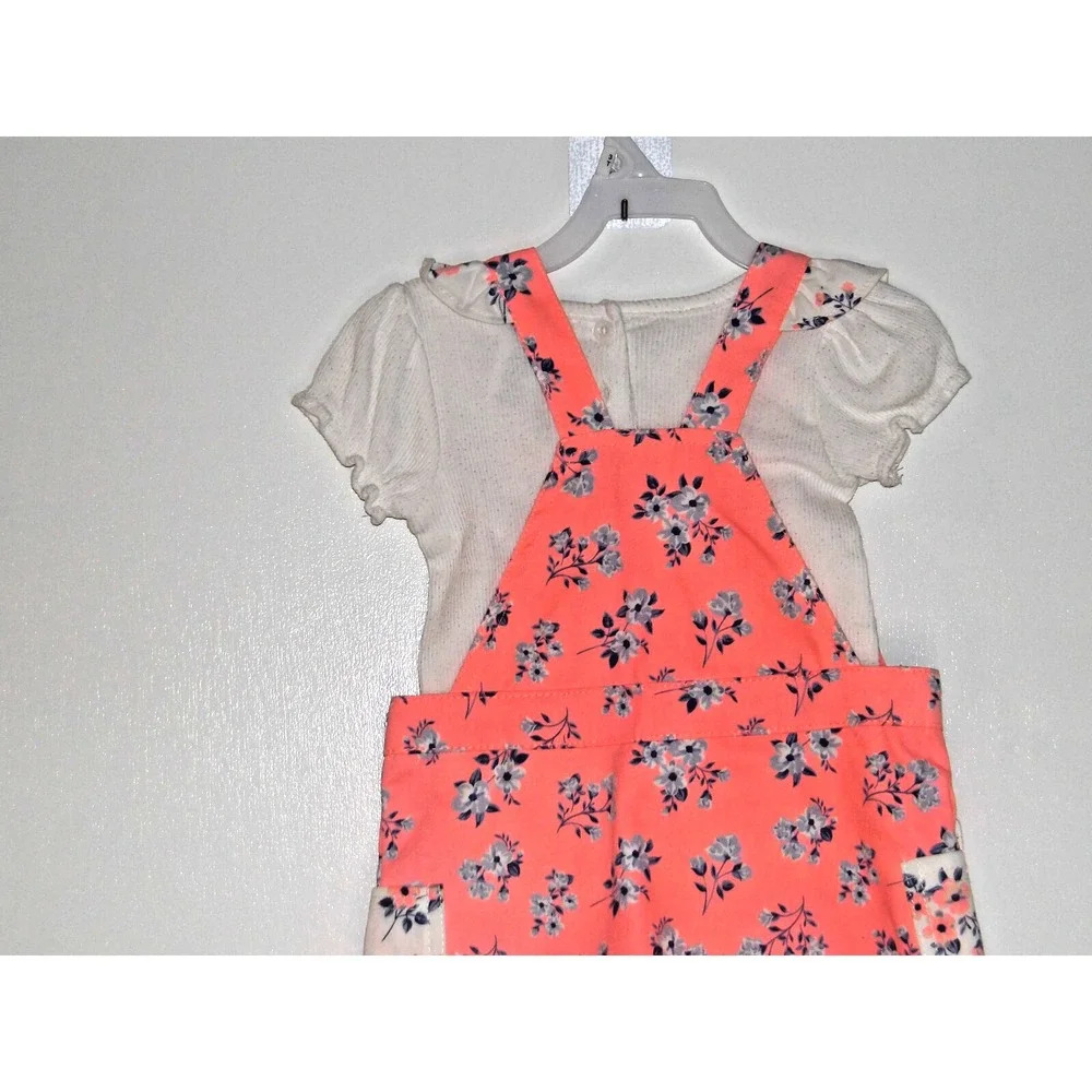 Little Lass Youth Girls Size 3T Jumper Set‎ Dress and Shirt Outfit Pink /Blue